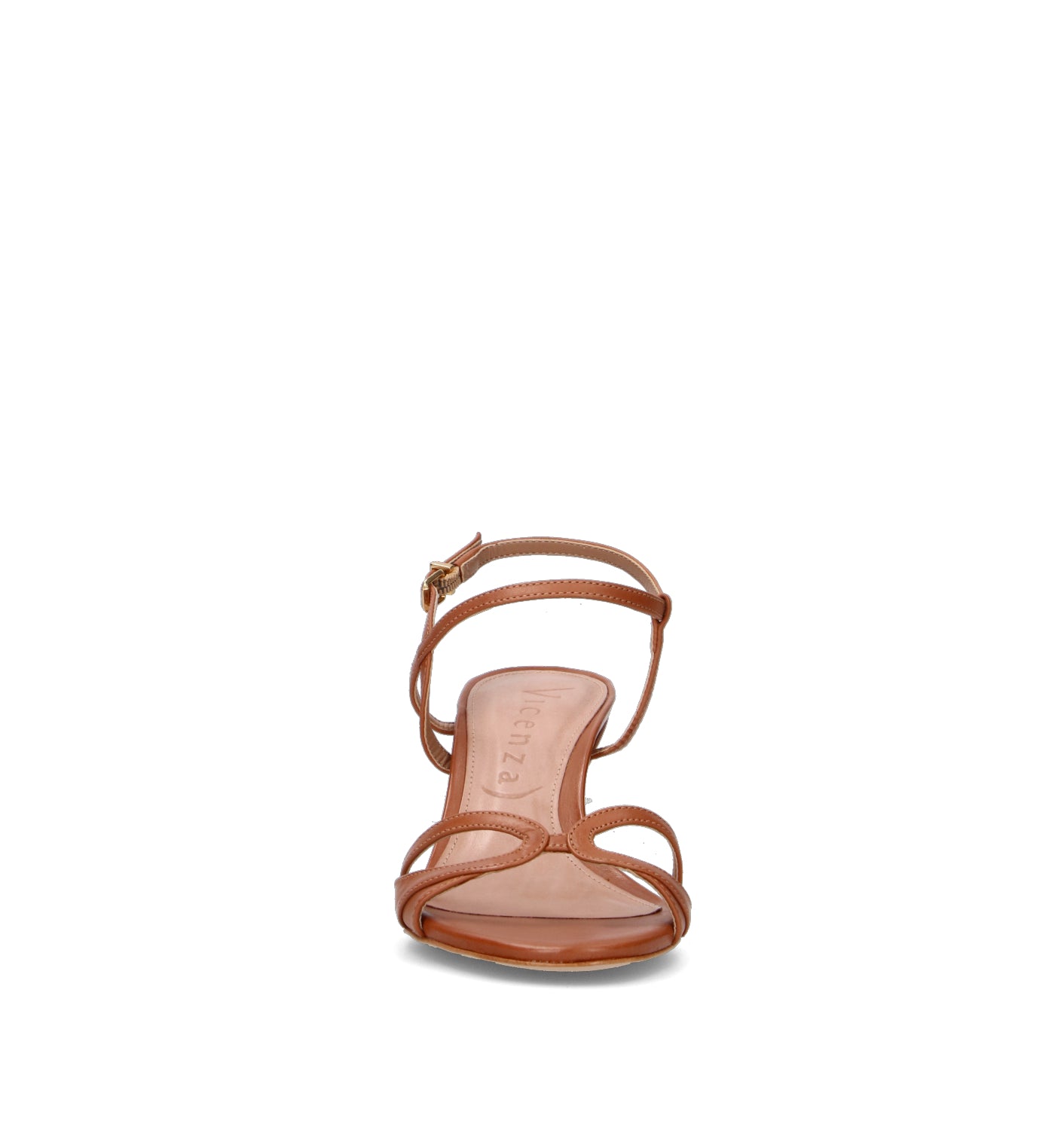 VICENZA Sandalo donna marrone in pelle