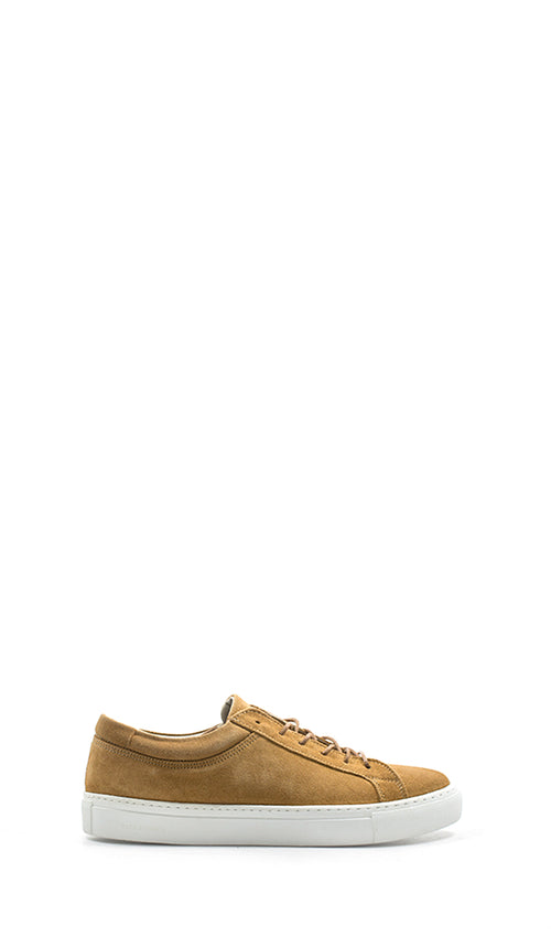 JACK&JONES Sneaker uomo marrone in suede