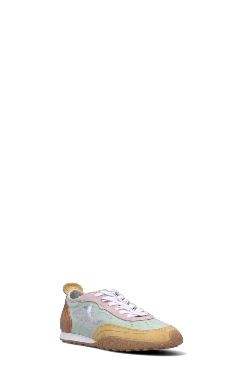 HOFF Sneaker donna acquamarina/marrone/gialla/rosa in suede