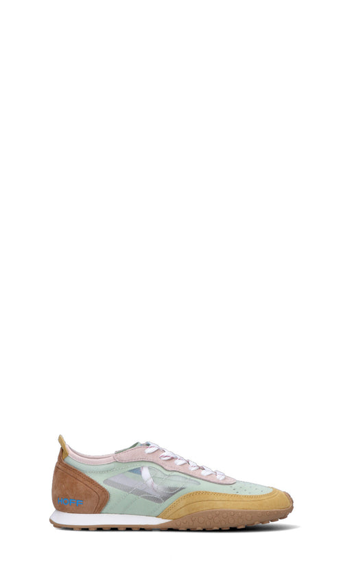 HOFF Sneaker donna acquamarina/marrone/gialla/rosa in suede