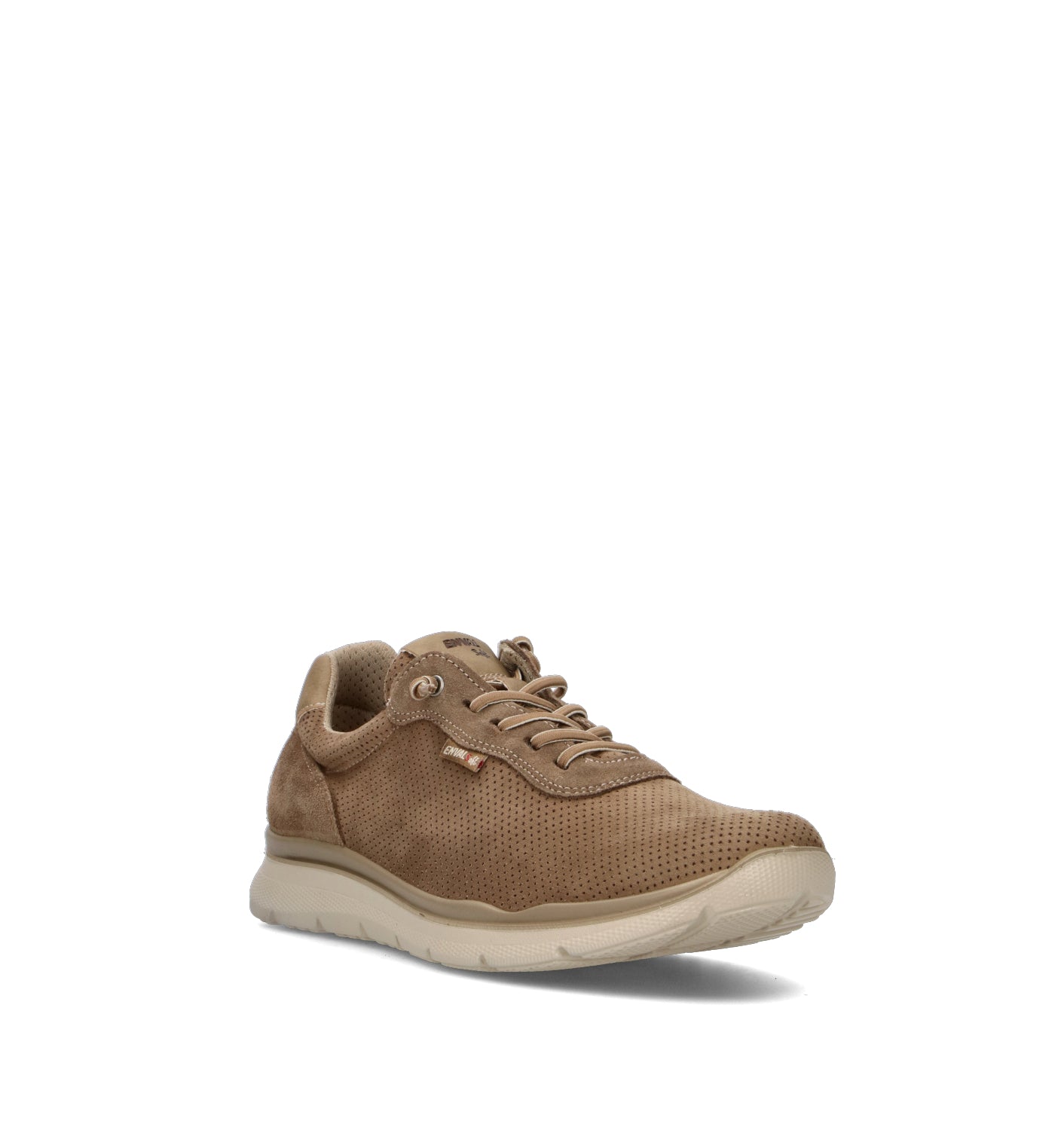 ENVAL Sneaker uomo taupe in suede