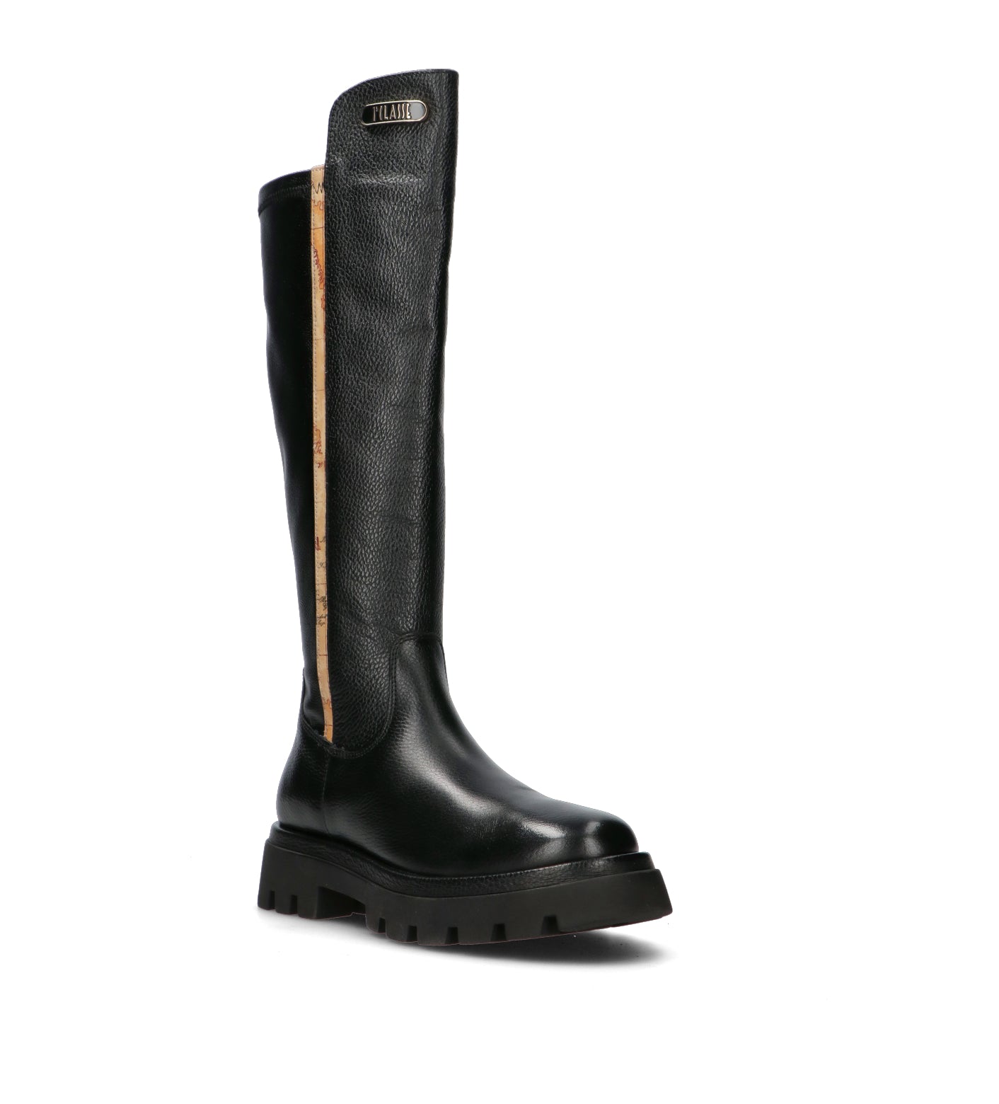 ALVIERO MARTINI Stivale donna nero in pelle
