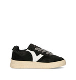 VICTORIA Sneaker donna nera in suede