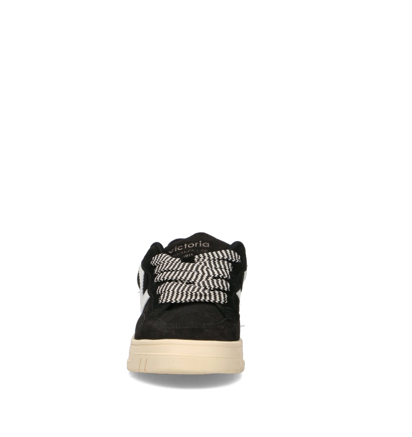 VICTORIA Sneaker donna nera in suede