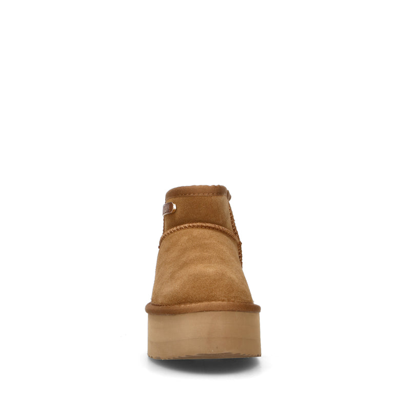 ALVIERO MARTINI Stivaletto pelo donna chestnut