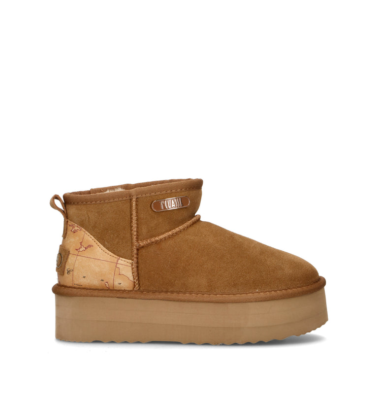 ALVIERO MARTINI Stivaletto pelo donna chestnut