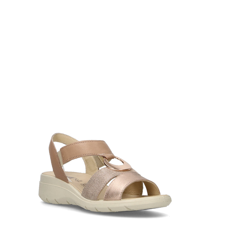 ENVAL Sandalo donna beige