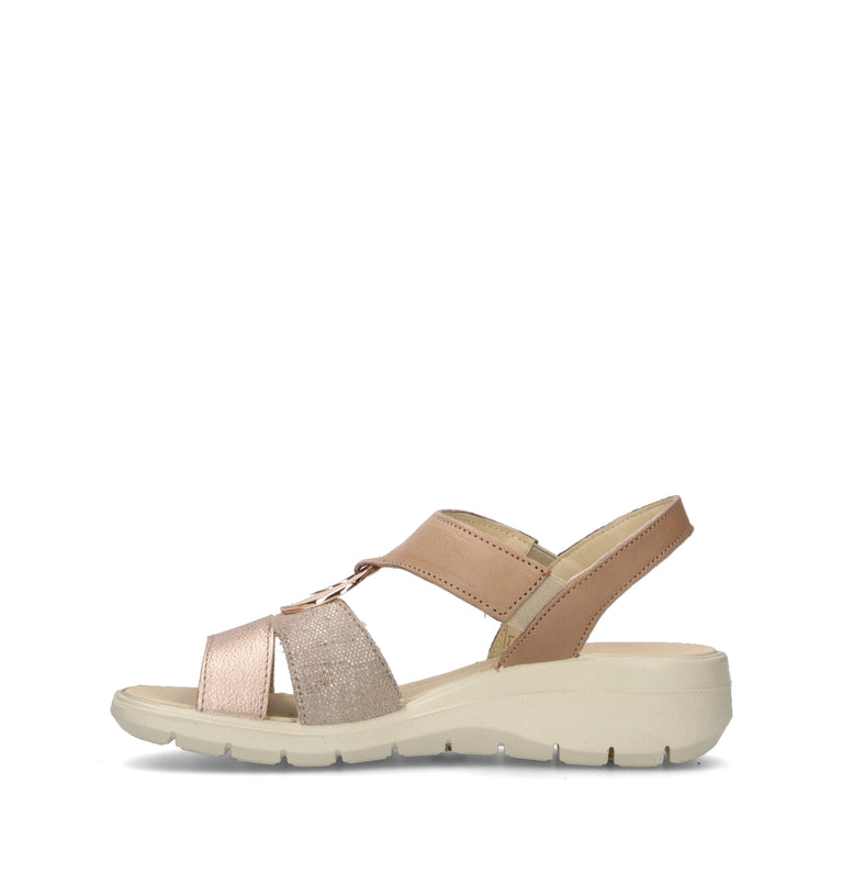 ENVAL Sandalo donna beige