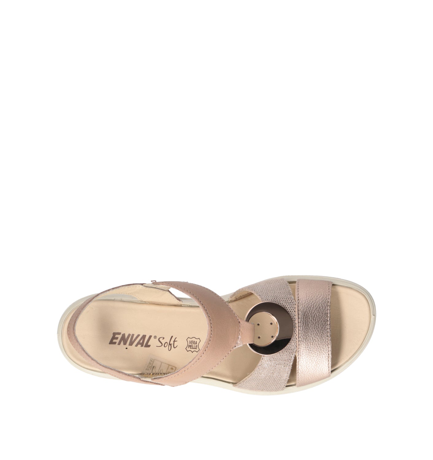 ENVAL Sandalo donna beige