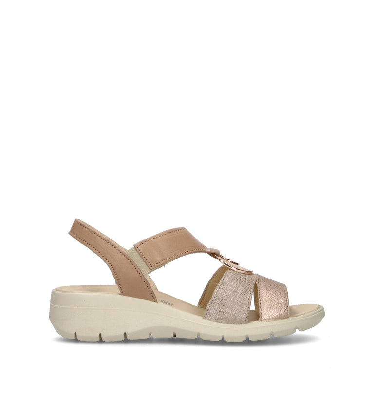 ENVAL Sandalo donna beige