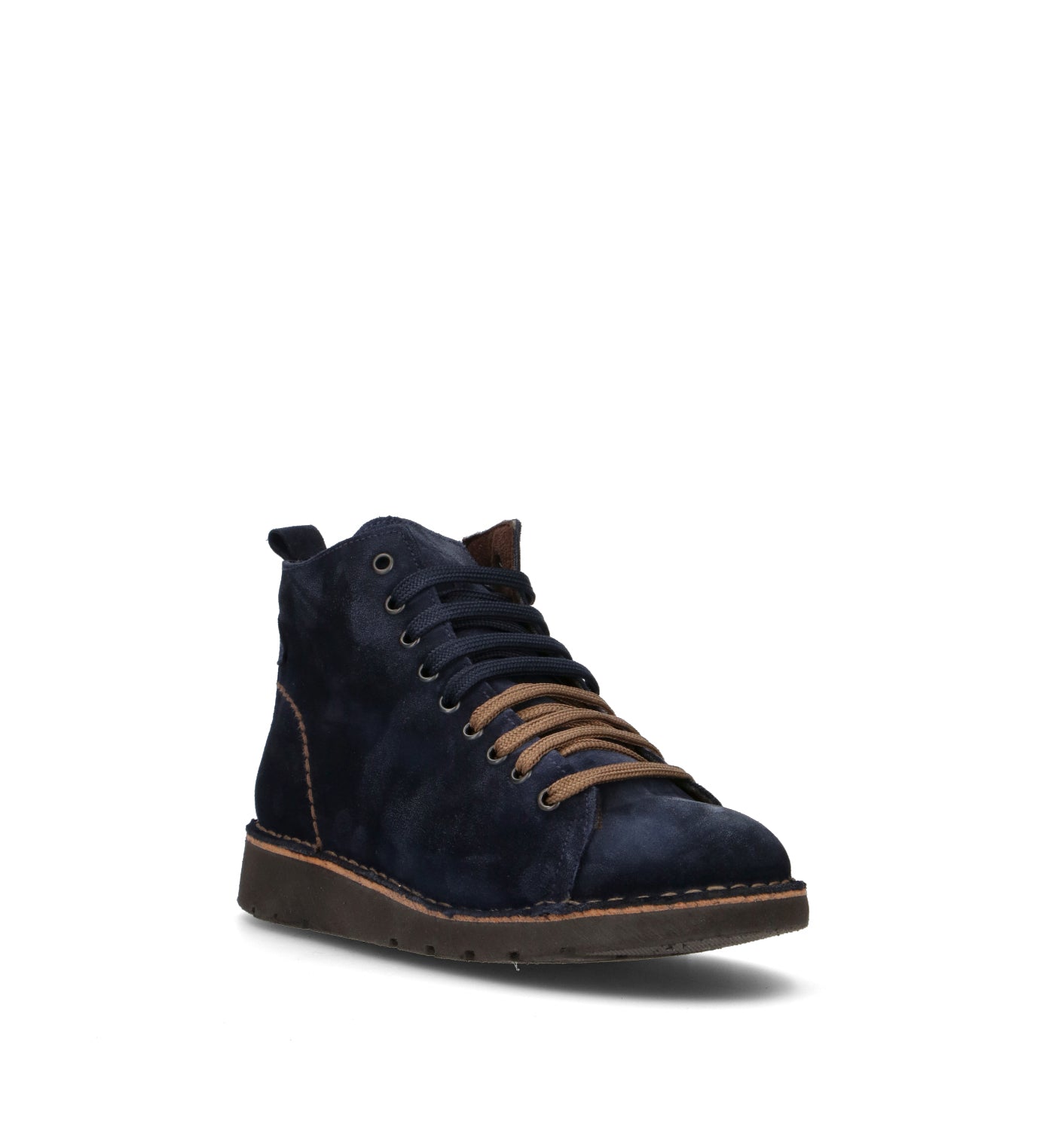 EMIDI' Polacco uomo blu in suede