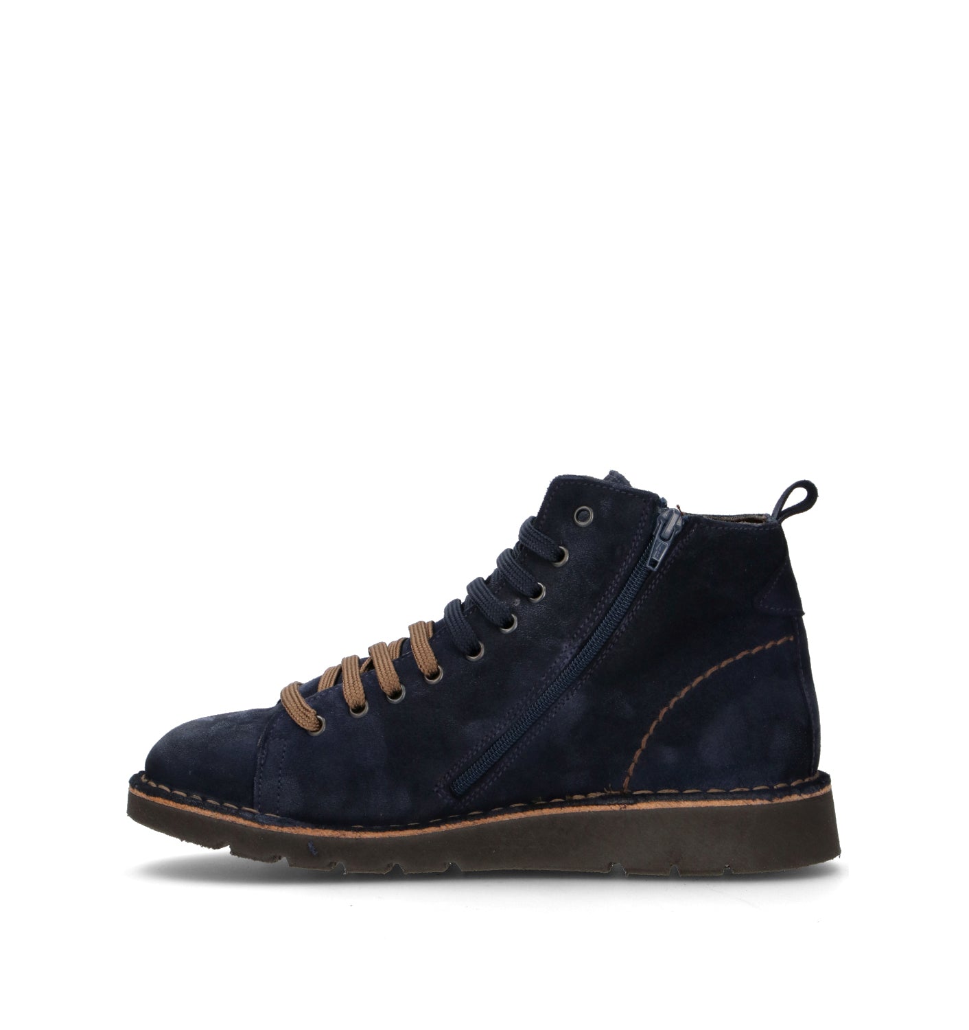 EMIDI' Polacco uomo blu in suede