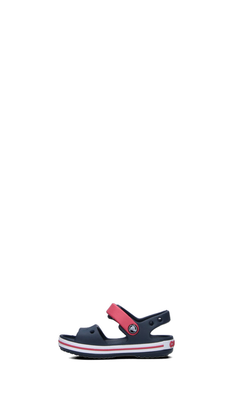 CROCS CROCBAND Sandalo bimbo blu/rosso in gomma