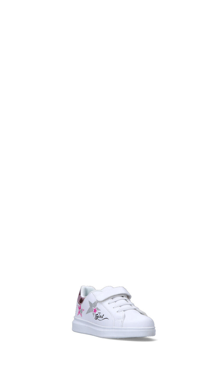 CANTASTORIE Sneaker bimba bianca/rosa
