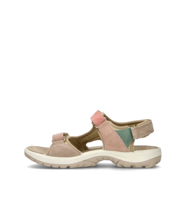 ENVAL Sandalo donna multicolor in suede