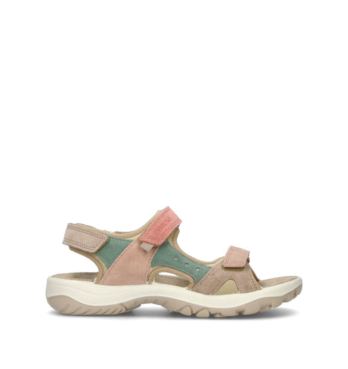 ENVAL Sandalo donna multicolor in suede