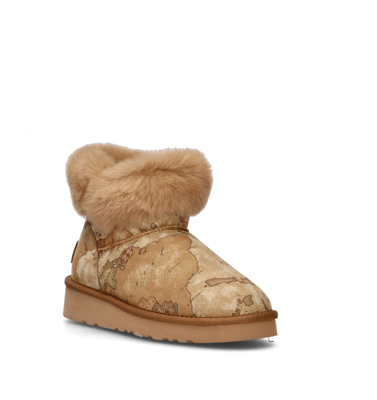 ALVIERO MARTINI Stivaletto pelo ragazza beige