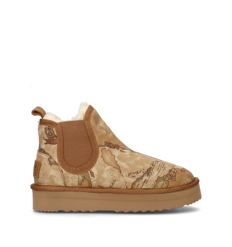 ALVIERO MARTINI Stivaletto pelo ragazza beige