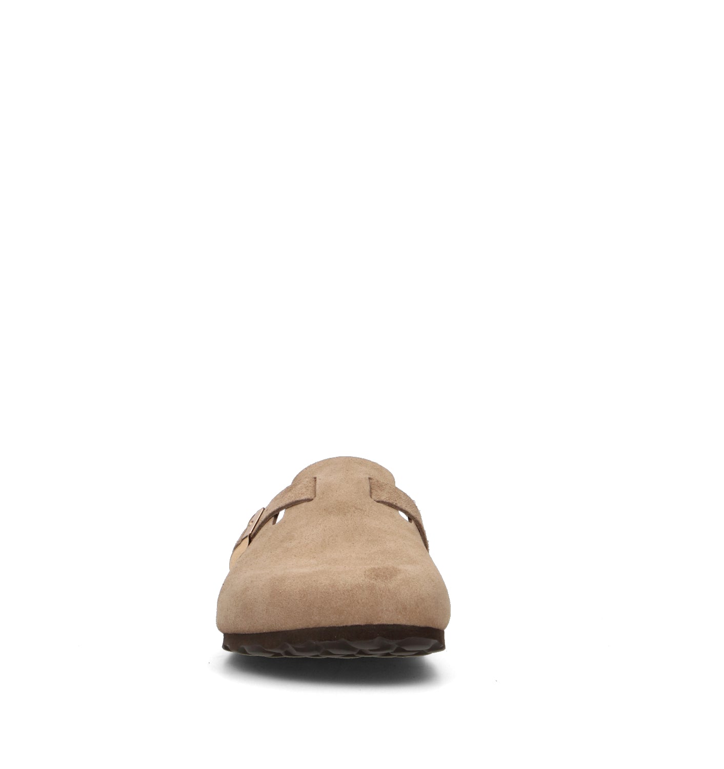 BIO GREEN Ciabatta donna taupe in suede