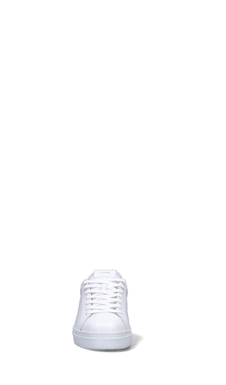CRIME Sneaker uomo bianca in pelle