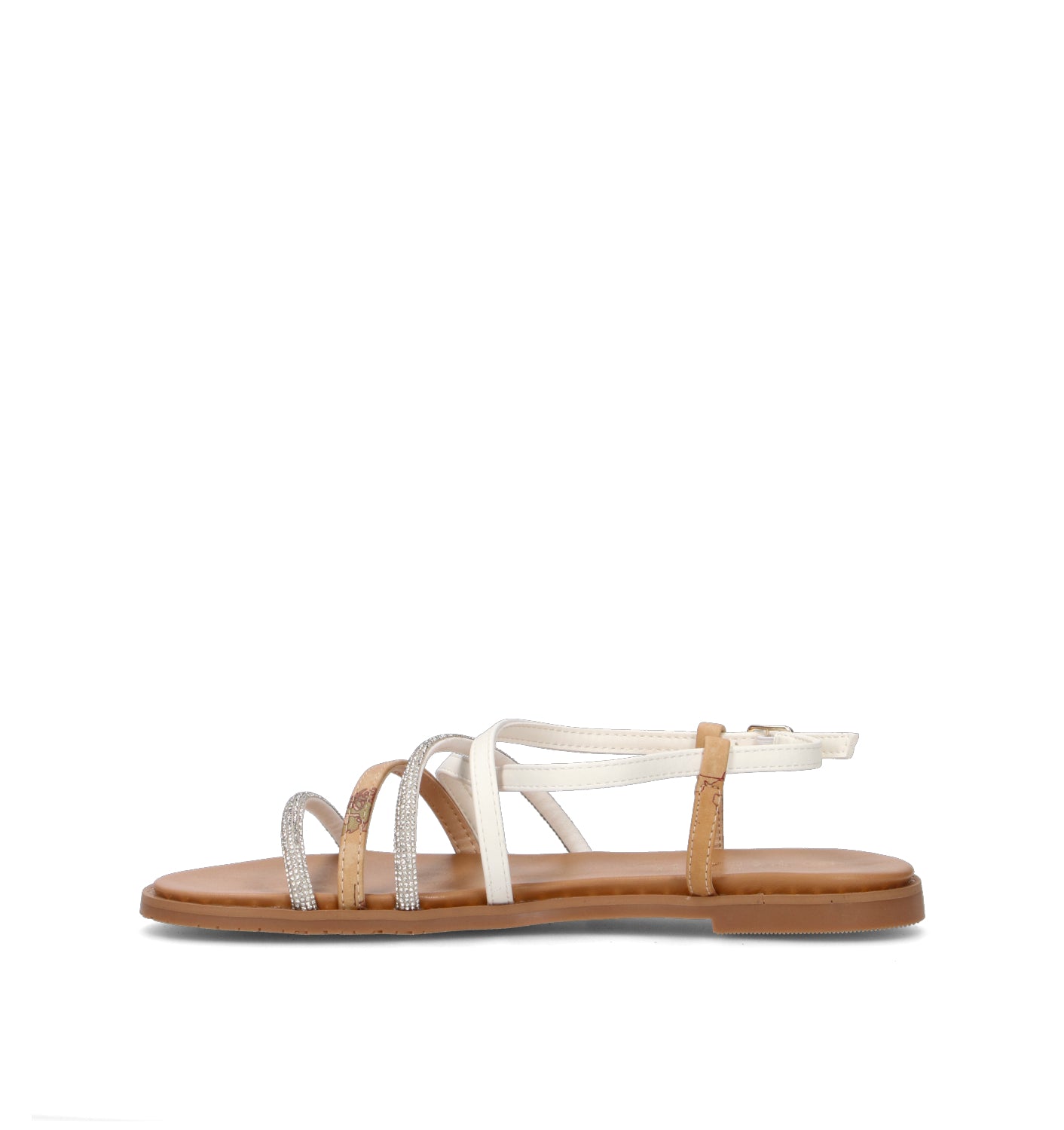 ALVIERO MARTINI Sandalo donna bianco/beige