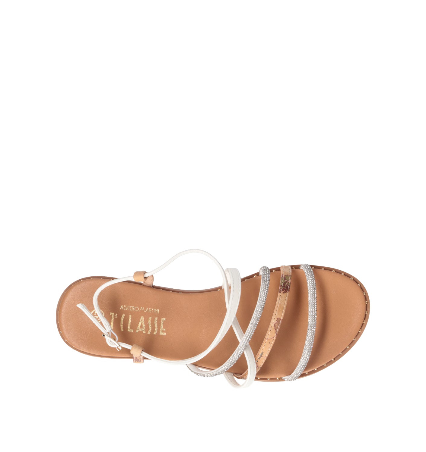 ALVIERO MARTINI Sandalo donna bianco/beige