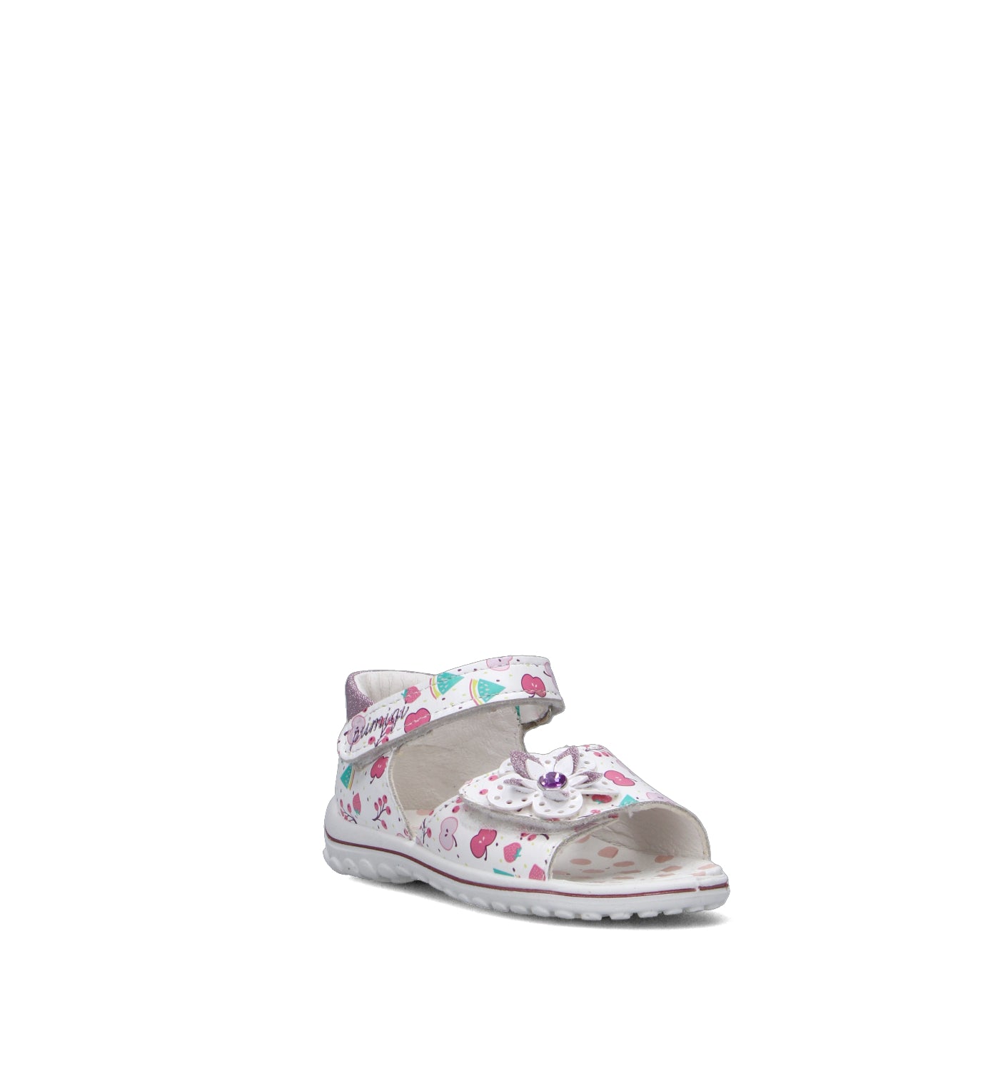 PRIMIGI Sandalo bimba bianco in pelle