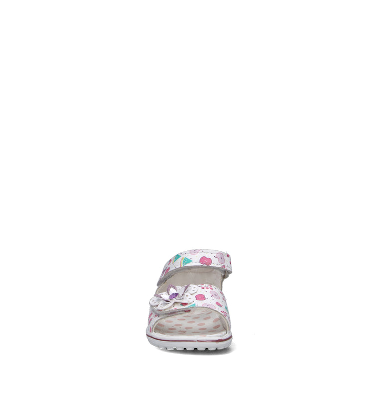 PRIMIGI Sandalo bimba bianco in pelle