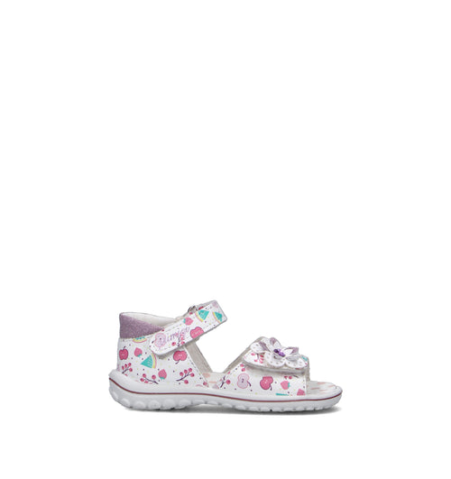 PRIMIGI Sandalo bimba bianco in pelle
