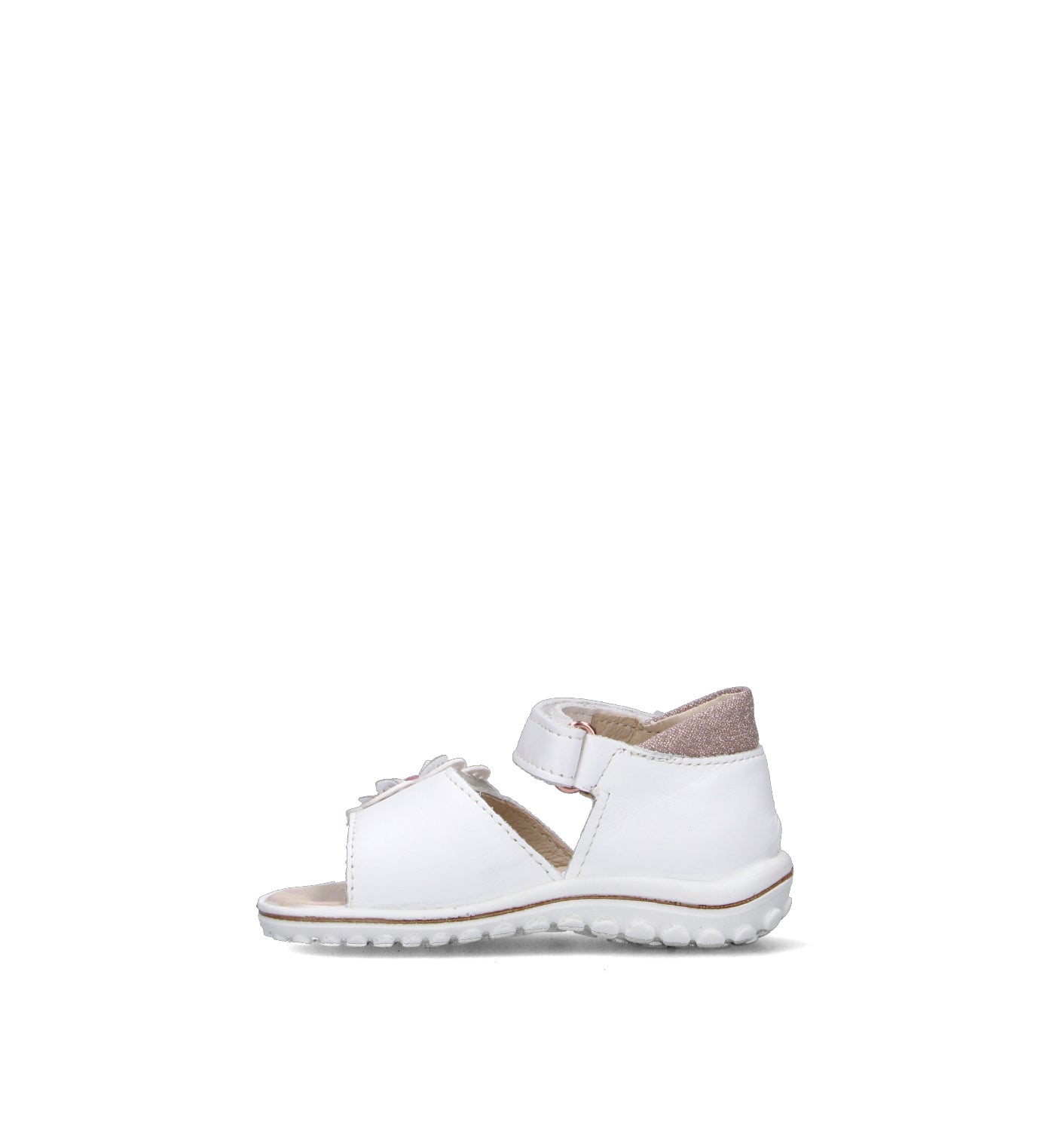 PRIMIGI Sandalo bimba bianca in pelle