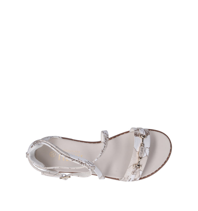 ALVIERO MARTINI Sandalo donna bianco