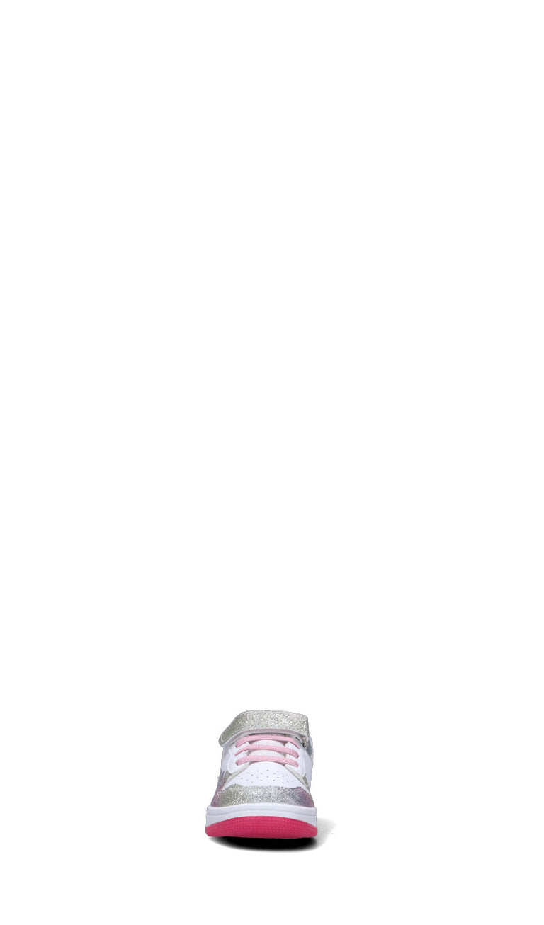 CANTASTORIE Sneaker bimba bianca/argento