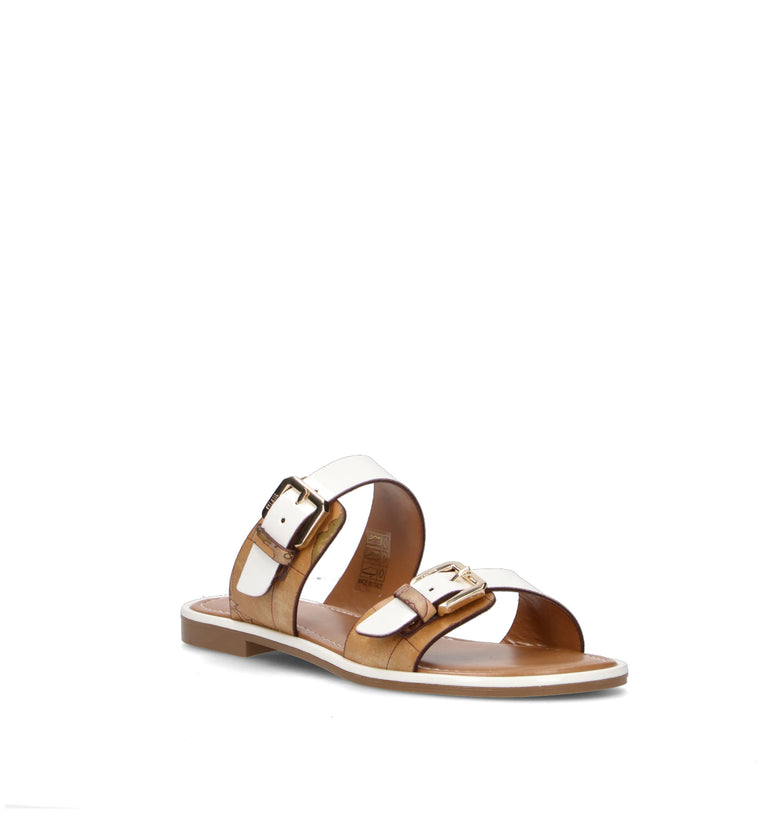 ALVIERO MARTINI Sandalo donna bianco/beige