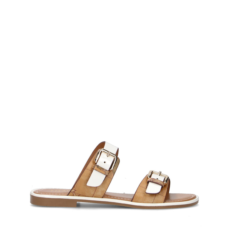 ALVIERO MARTINI Sandalo donna bianco/beige