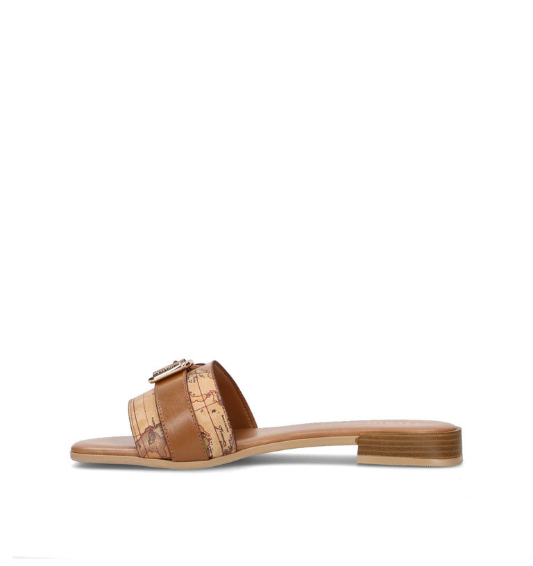 ALVIERO MARTINI Ciabatta donna beige/cuoio