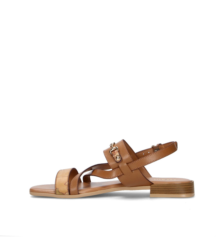 ALVIERO MARTINI Sandalo donna cuoio in pelle