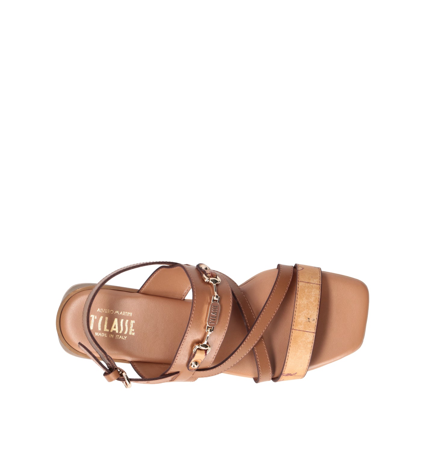 ALVIERO MARTINI Sandalo donna cuoio in pelle