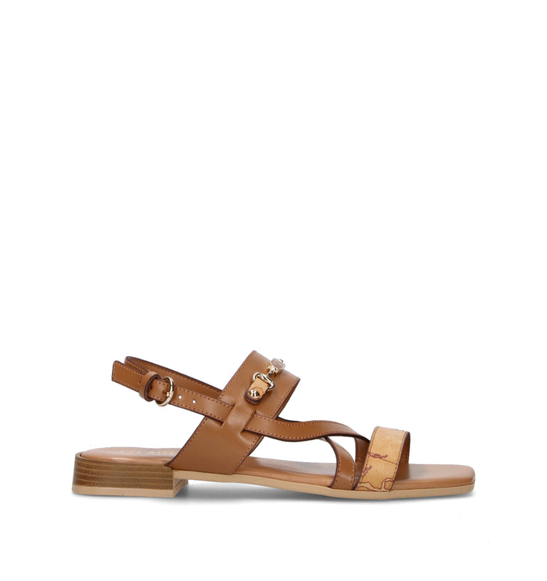 ALVIERO MARTINI Sandalo donna cuoio in pelle