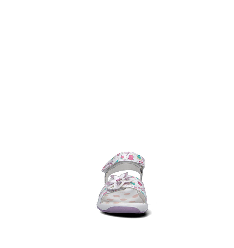 PRIMIGI Sandalo bimba bianco in pelle