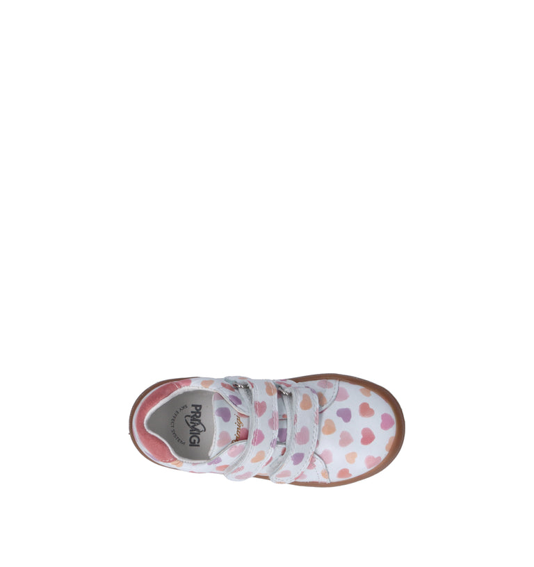 PRIMIGI Sneaker bimba bianca in pelle