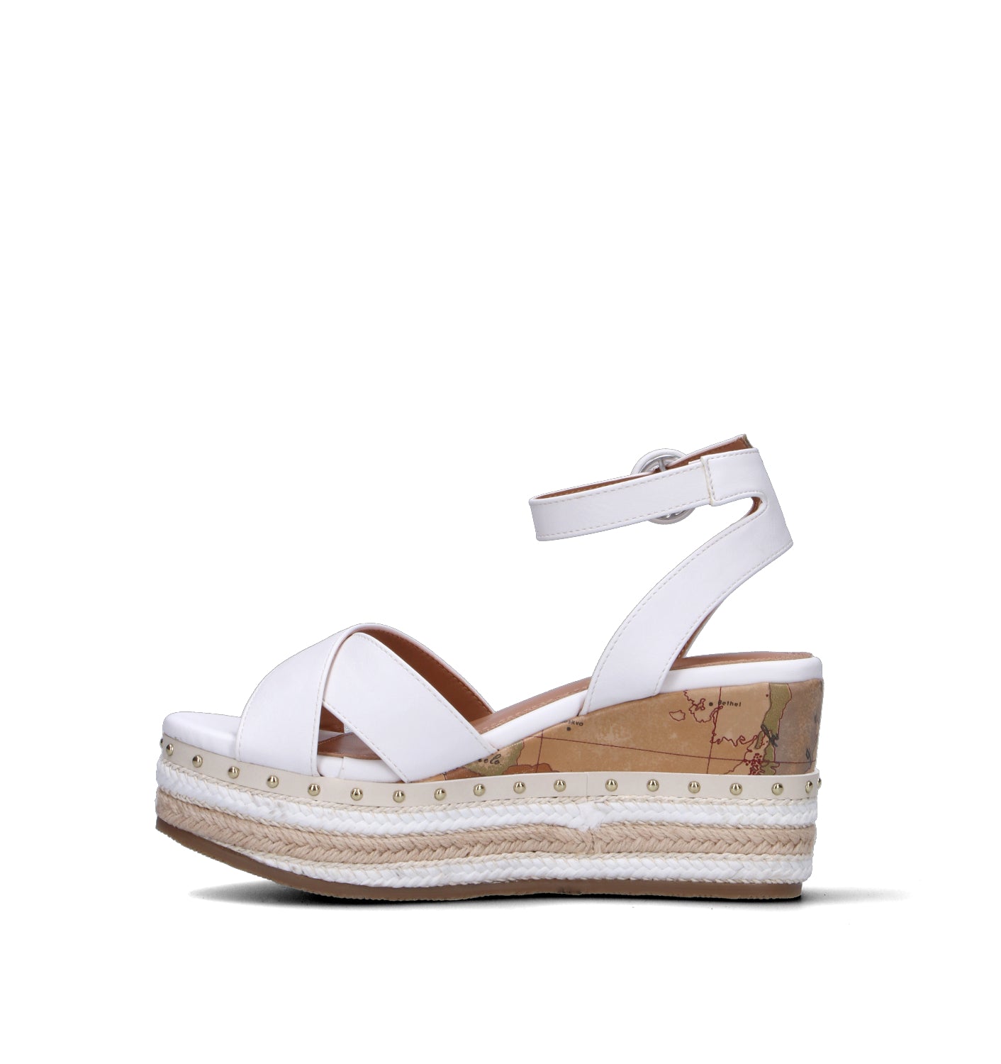 ALVIERO MARTINI Sandalo donna bianco