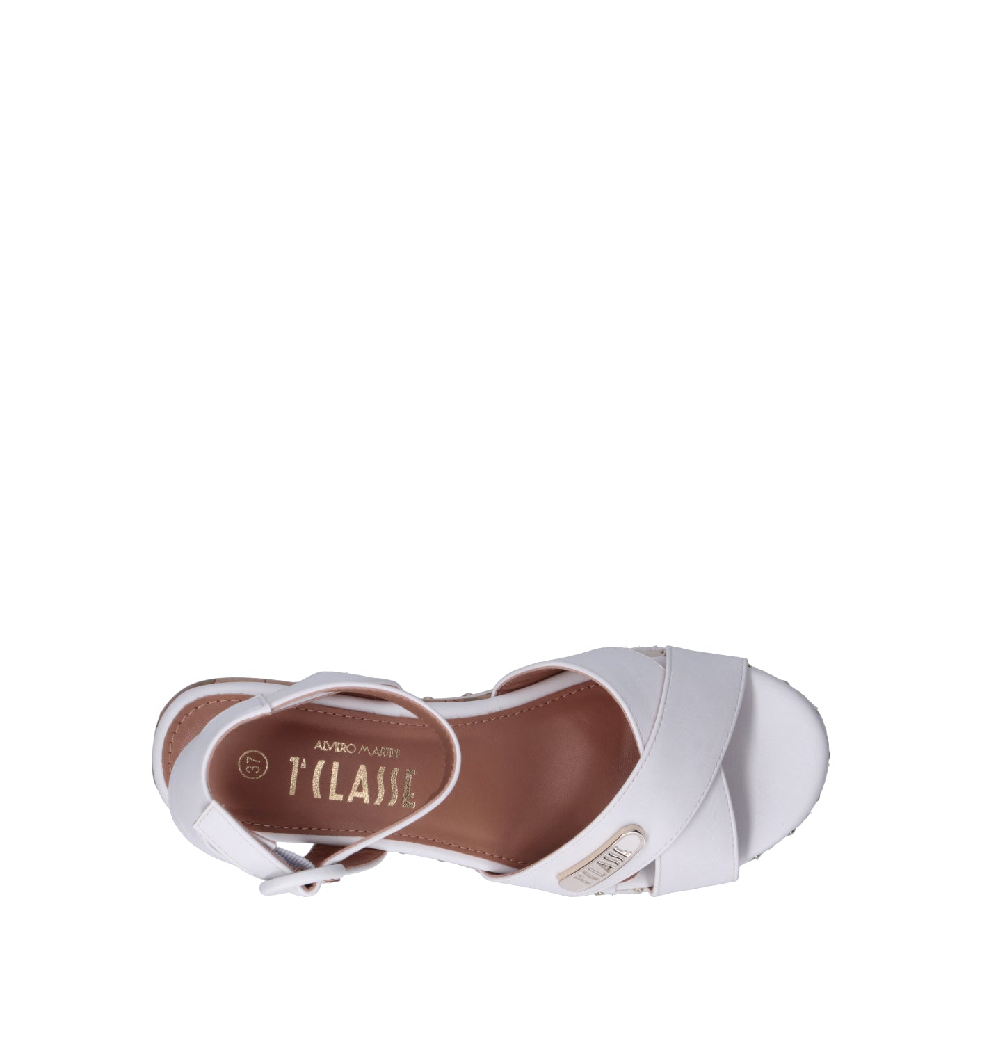 ALVIERO MARTINI Sandalo donna bianco