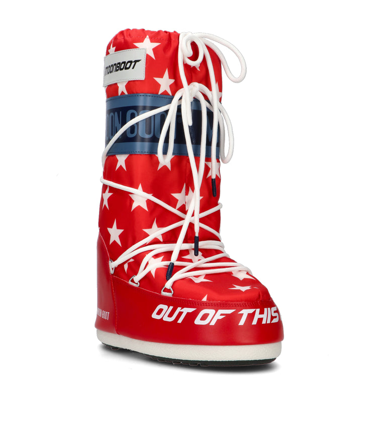 MOON BOOT ICON RETROBIKER Doposci uomo rosso