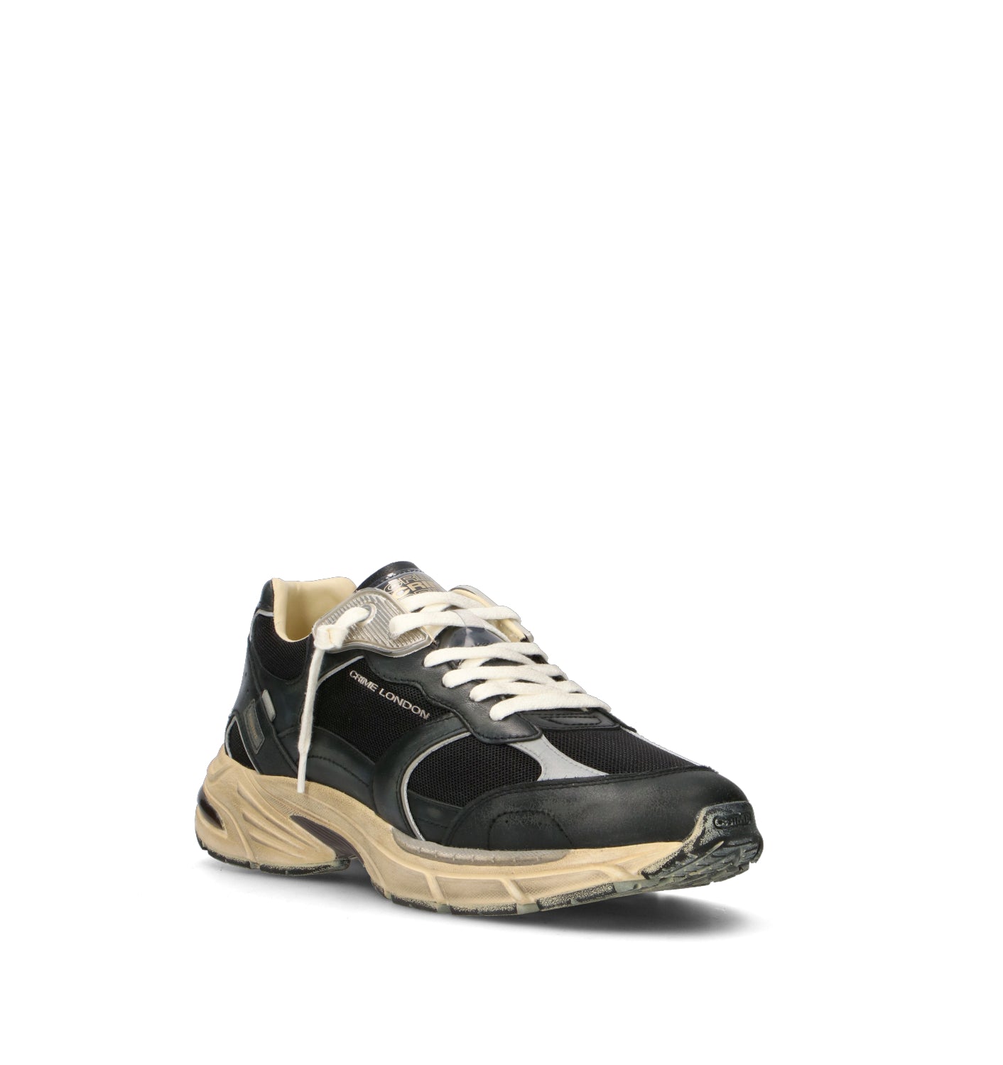CRIME Sneaker uomo nera