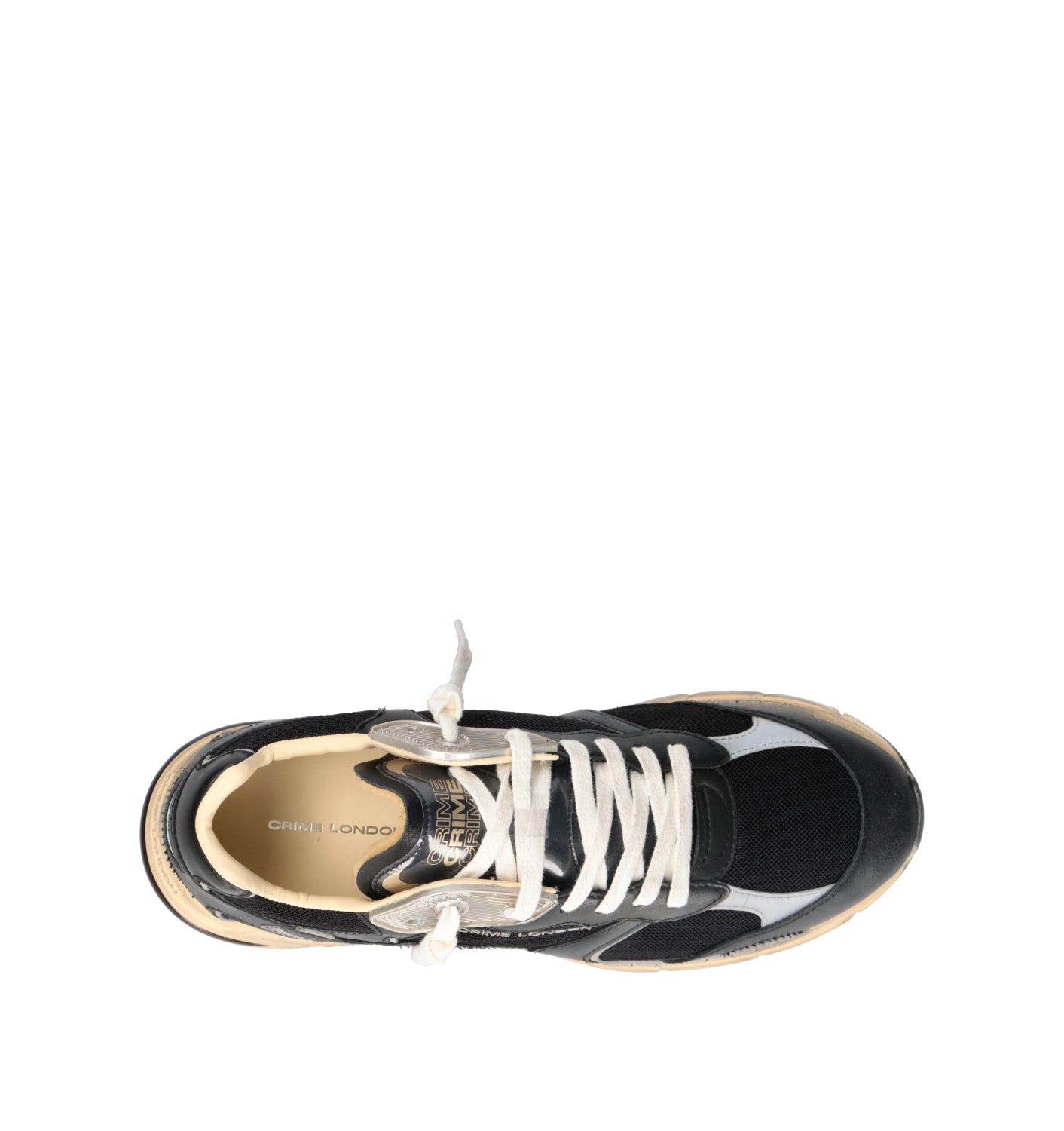 CRIME Sneaker uomo nera