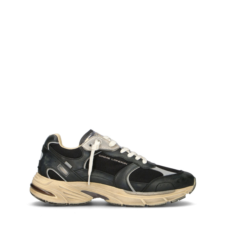 CRIME Sneaker uomo nera