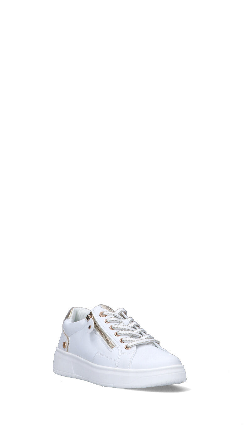 XTI FOOTWEAR Sneaker donna bianca/oro