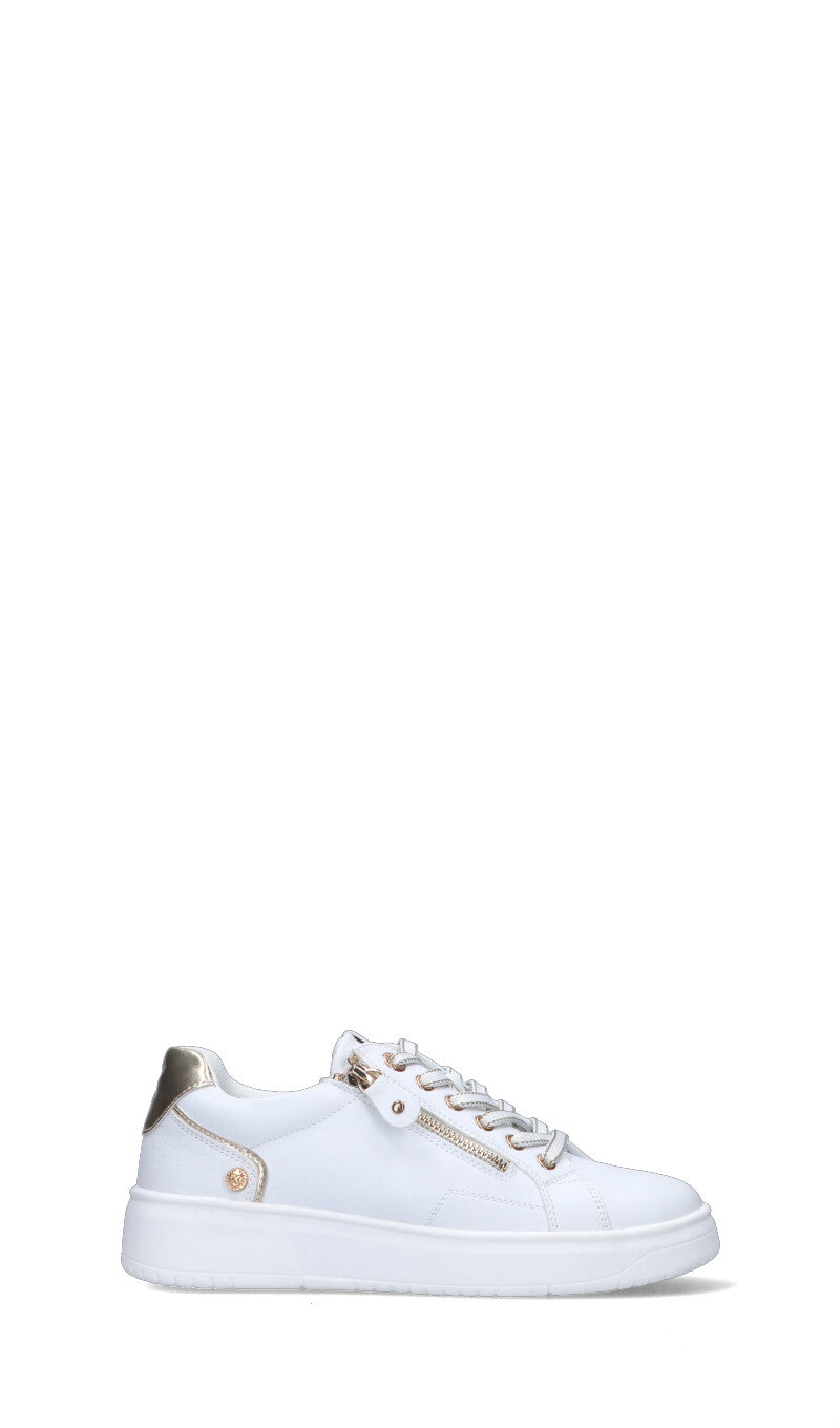 XTI FOOTWEAR Sneaker donna bianca/oro