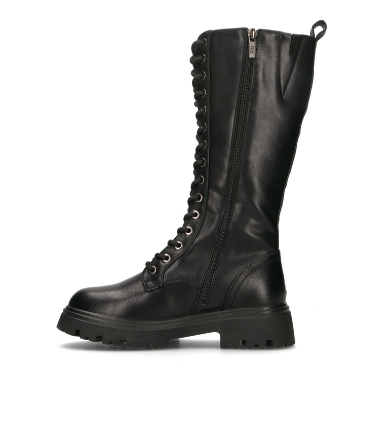 XTI FOOTWEAR Anfibio donna nero