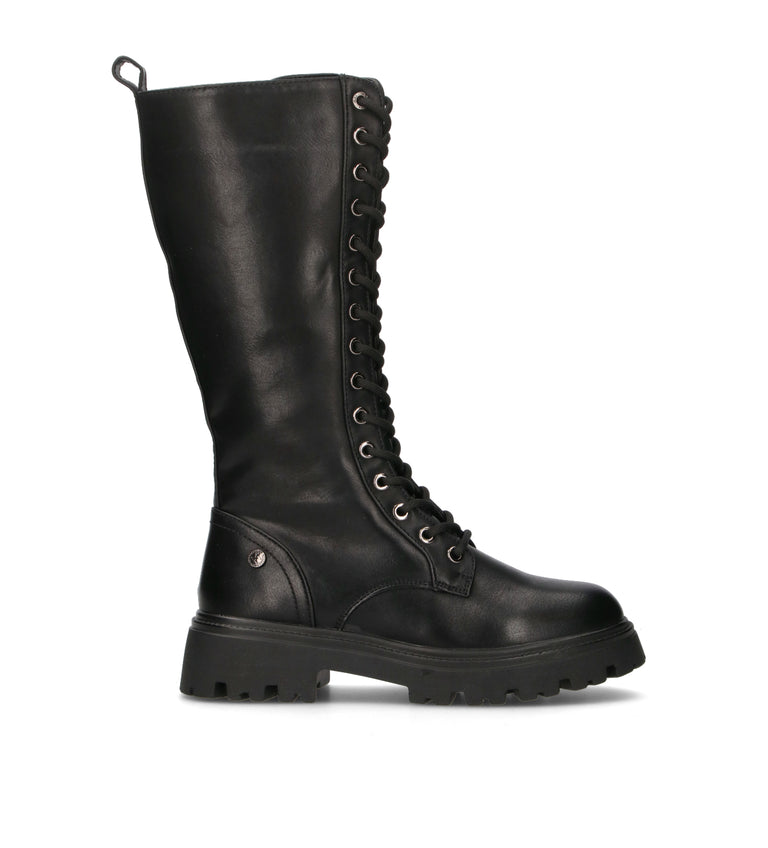 XTI FOOTWEAR Anfibio donna nero